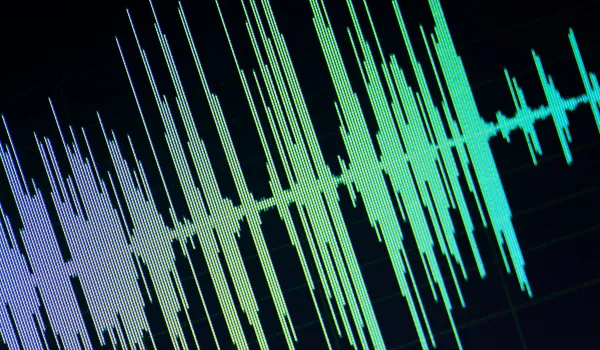 muestra de grabacion de audio